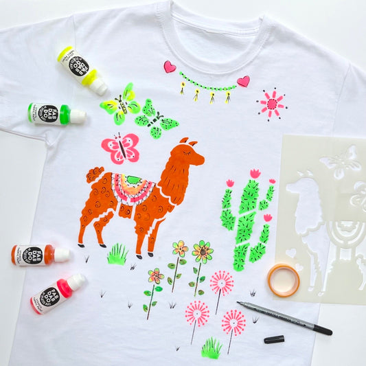 Llama – T-Shirt Painting Craft Box