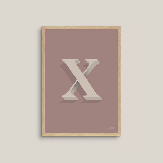 The Letter X (Multiple Colour Ways)