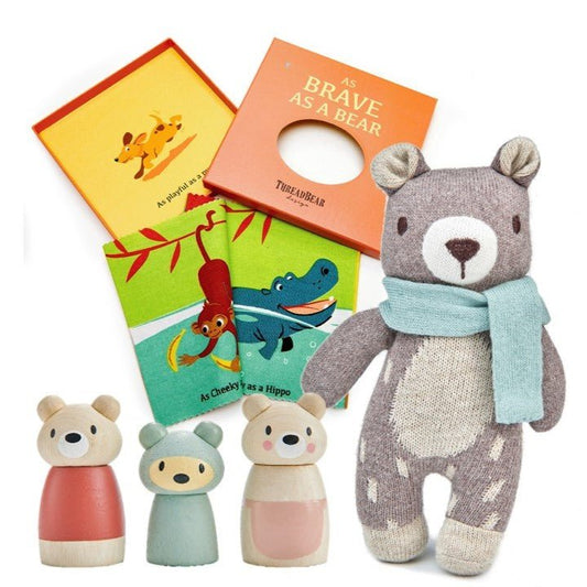 Brave as a Bear Toy & Book Bundle - Rag Books - ELLIE