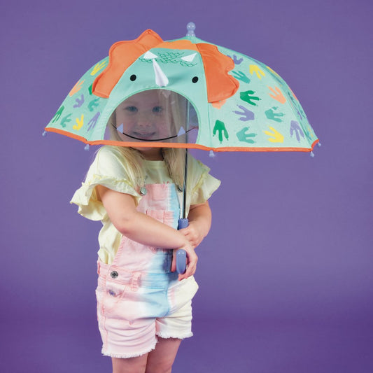 Colour Changing 3D Umbrella - Dinosaur - 3D Magic Umbrellas - ELLIE