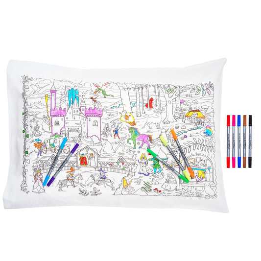 Colour Your Own Fairytale Pillowcase - Educational Colouring Gifts - ELLIE