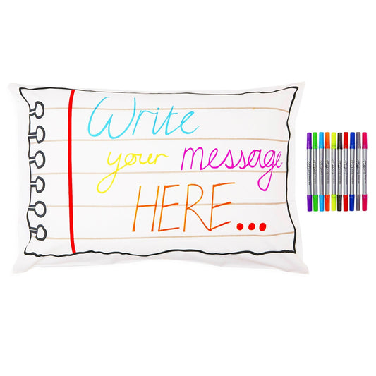 Doodle Notebook Pillowcase - Colour & Design - Educational Colouring Gifts - ELLIE
