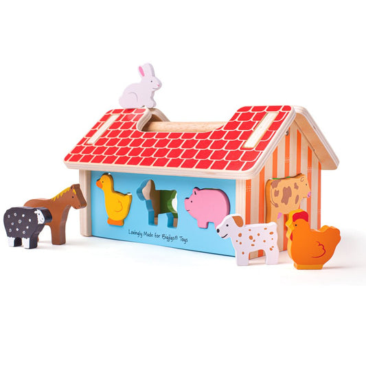 Farmhouse Shape Sorter Toy - ELLIE