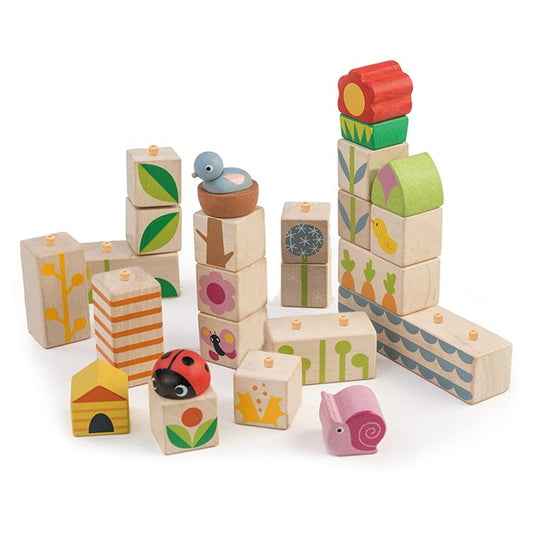Garden Blocks - wooden toddler tales - ELLIE