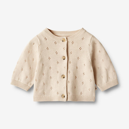 Knit Cardigan Maia - Sandshell - Knitted Tops - ELLIE