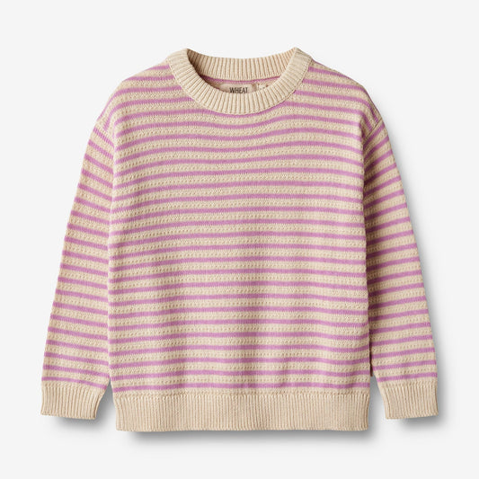 Knit Pullover Chris - Iris Stripe - Knitted Tops - ELLIE