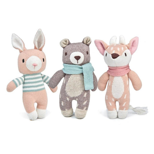 Knitted Animal Bundle - Soft Dolls - ELLIE