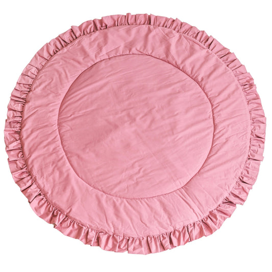 MINICAMP Kids Playmat With Ruffles in Rose - PlayMat - ELLIE