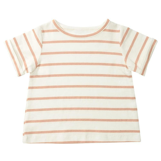 Pink Stripe Summer T-Shirt - Tops & Tees - ELLIE