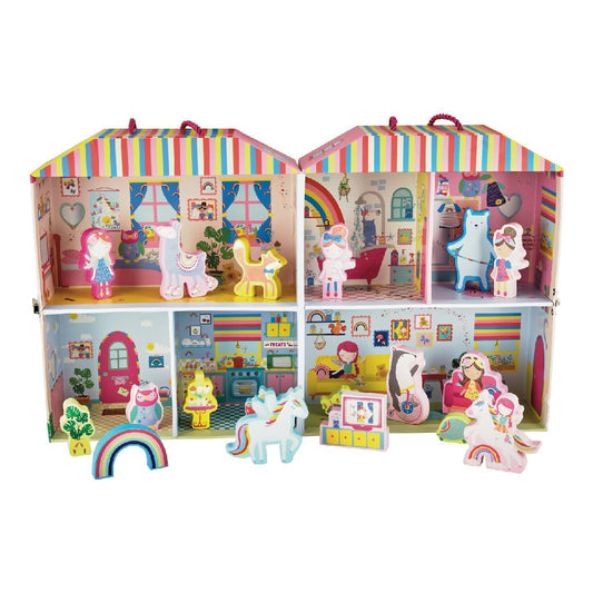 Playbox With Wooden Pieces - Rainbow Fairy - Play Boxes - ELLIE